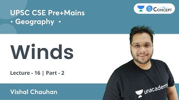 L16: Winds | Part 2 | UPSC CSE Pre+Mains | UPSC CSE/IAS | Vishal Chauhan