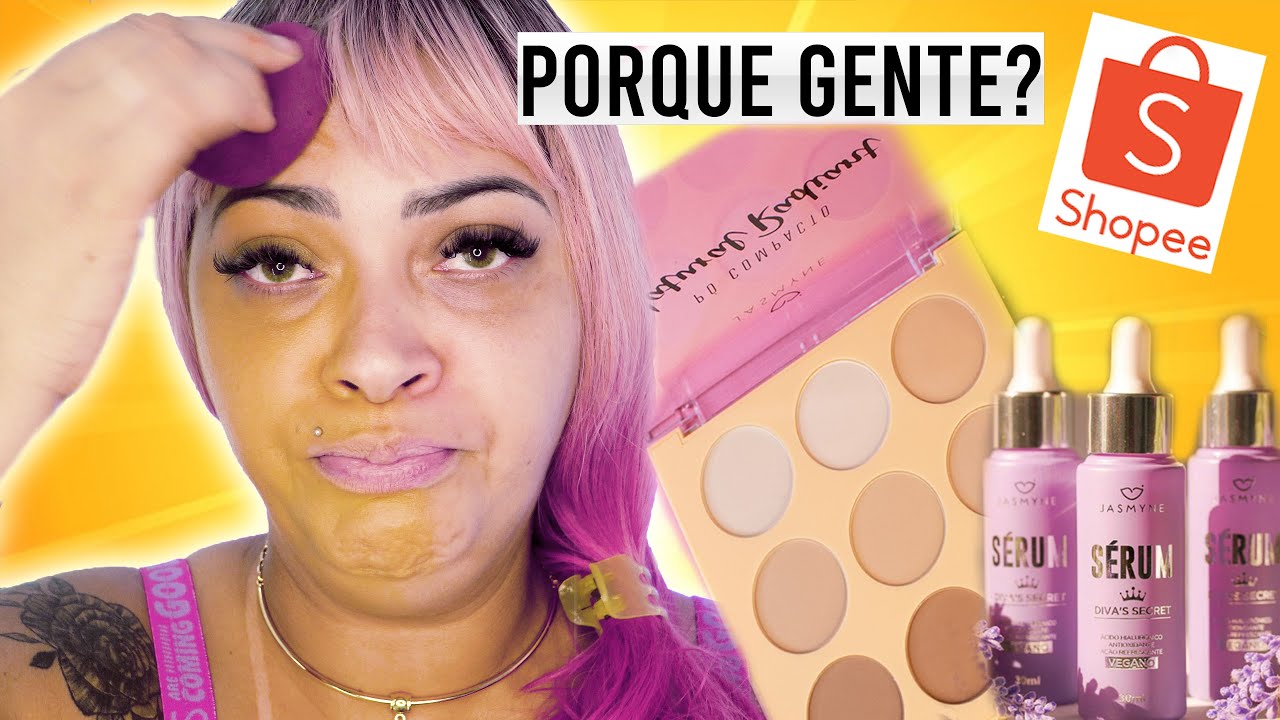 TESTANDO MAKES DE 0 A 20 REAIS DA SHOPEE