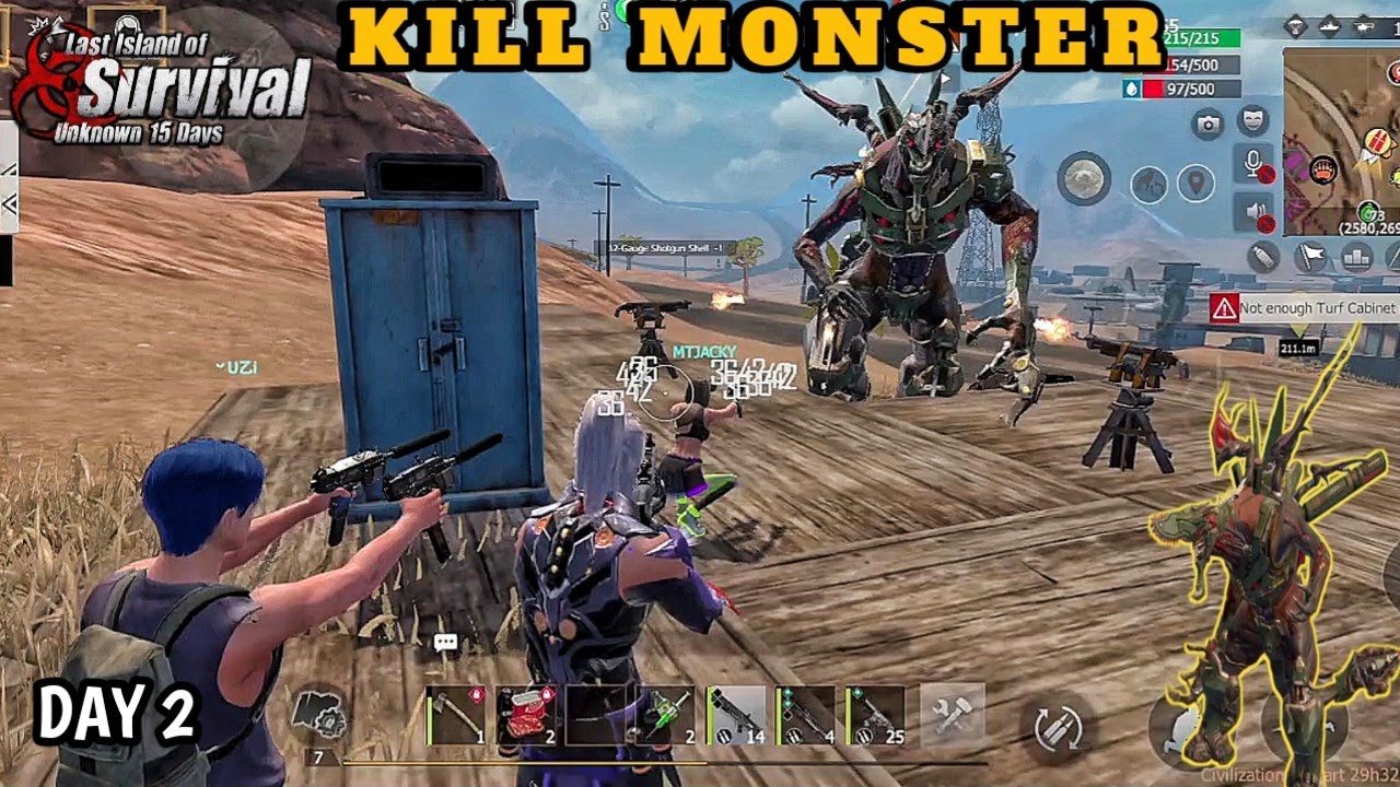 Day 2 || last Island of Servival || badge hunter mod?