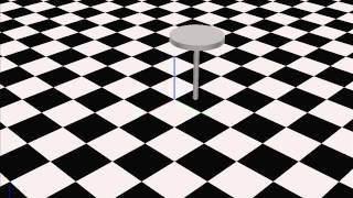 Simulation of monopod robot