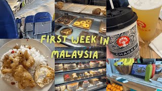 Study Abroad | Flight, tiramisu, cafes, grocery shopping, dorm, chagee, malatang