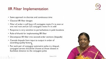 Lec 13: IIR Filters - 2