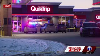 Officers wounded in shooting at south Omaha gas station