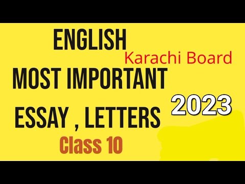 english essays for class 10 sindh board
