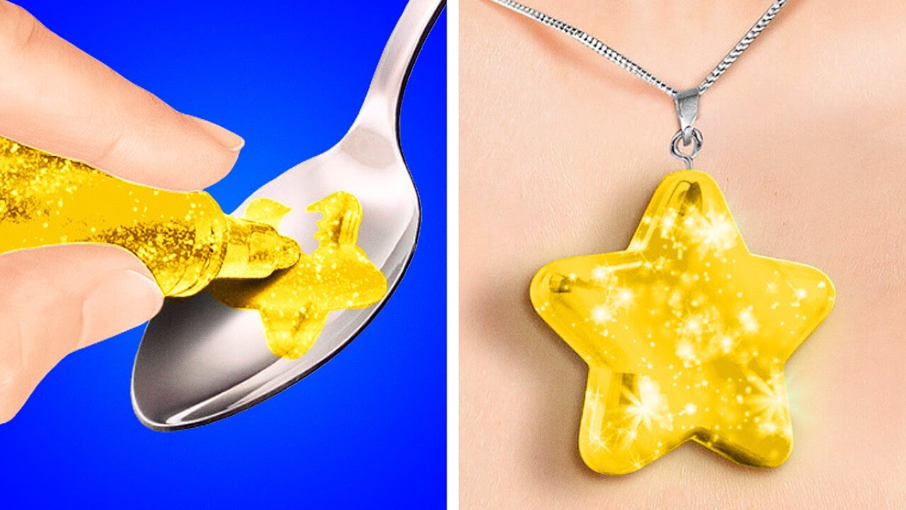 +5 Adorable DIY Epoxy and Resin Crafts and Jewelry Ideas 🌟 - YouTube