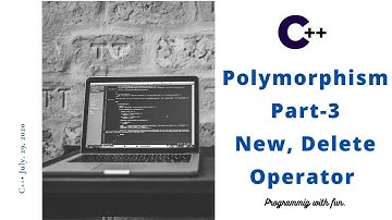 Lec#87 Polymorphism in C++ New and Delete Keyword P-2 | C++ Tutorial in Urdu/Hindi