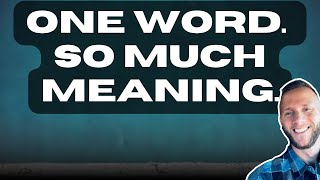 A Word Found Only Once In The Bible