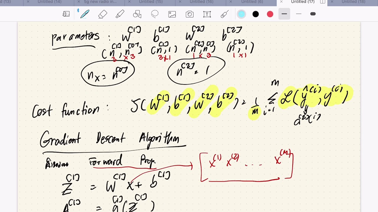 Deep Learning Module 1 Part 14: Gradient Descent for Neural Network ...