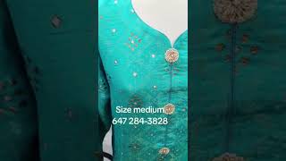 pure Atlas banarsi suit. Size medium. What's app 647_284_3828 #indiansuits