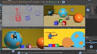 Maya 2016使用者介面的認識與基本操作基礎教學 