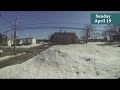 Timelapse: Charlottetown snow melt