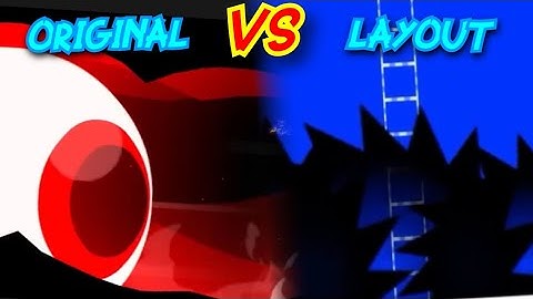 "iSpyWithMyLittleEye" Original vs Layout | Geometry Dash Level Comparison