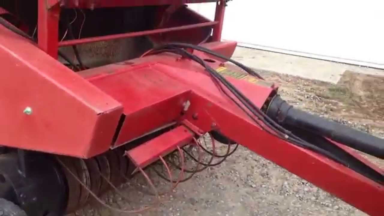 1987 CASE IH 3650 BELT BALER ROUND BALER HAY STRAW STRING TIE BALE