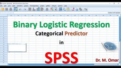 Binary logistic regression with categorical predictor in SPSS