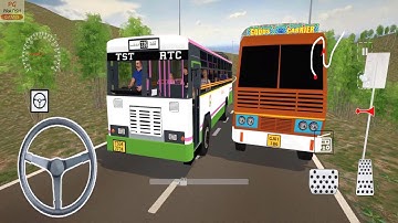 TSRTC Bus Driving Games for Android | Bharat Bus Simulator 3D Game | Indian Bus Game Download