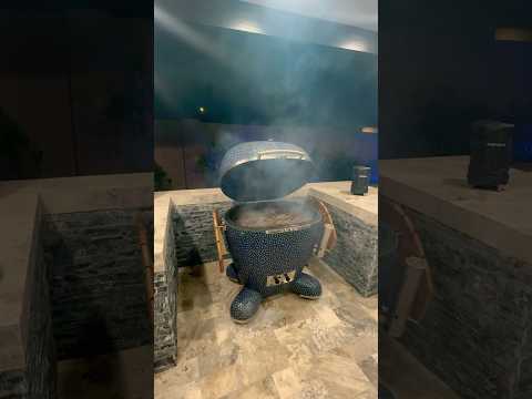 Lighting The Komodo Kamado For An Overnight Smoke Komodokamado