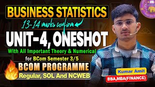 Time Series Analysis Oneshot 2025 | Unit 4 Business Statistics | DU Sem 3 Regular/SOL/NCWEB