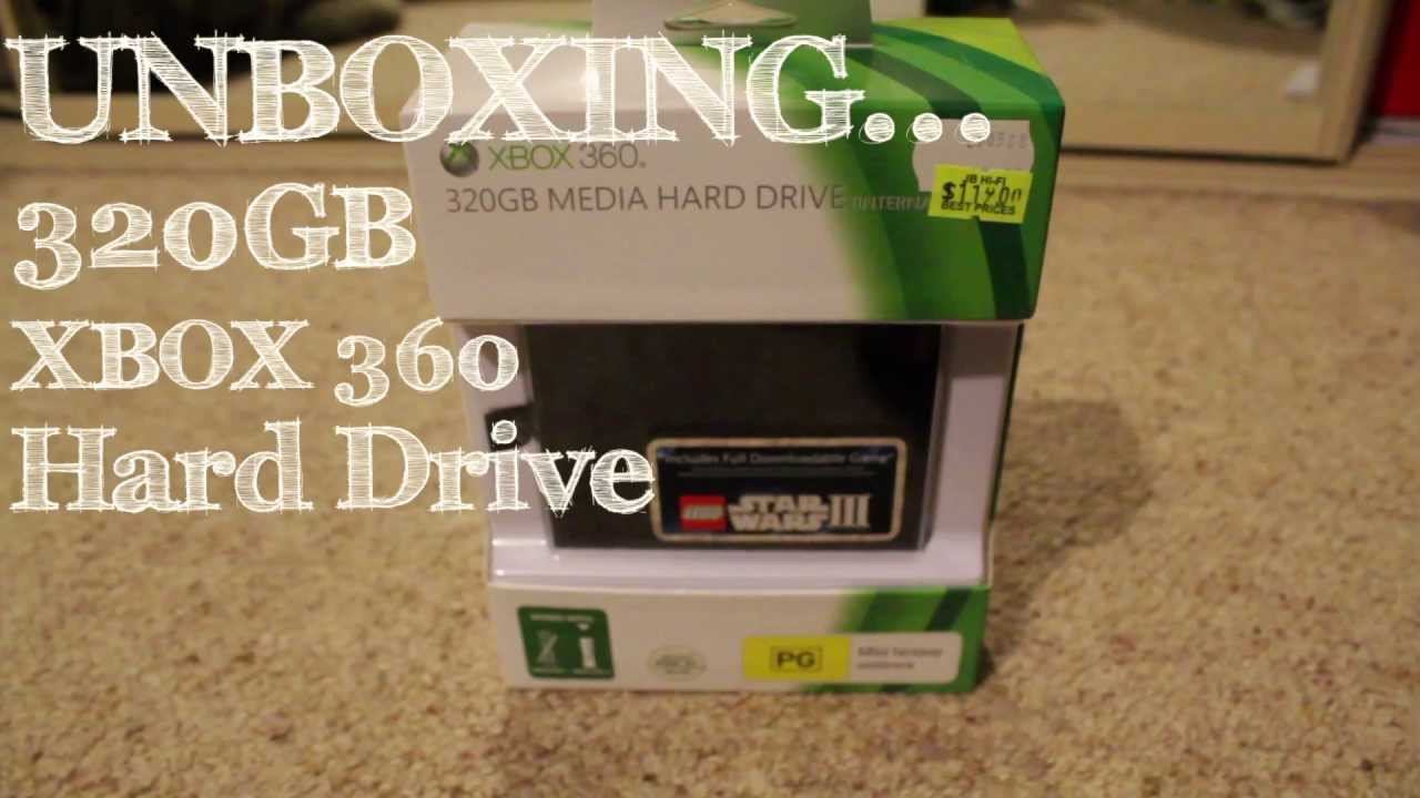 320GB XBOX 360 Hard Drive Unboxing YouTube