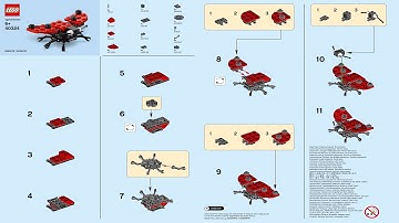 LEGO instructions - Monthly Mini Model Build - 40324 - Ladybird (04-2019)