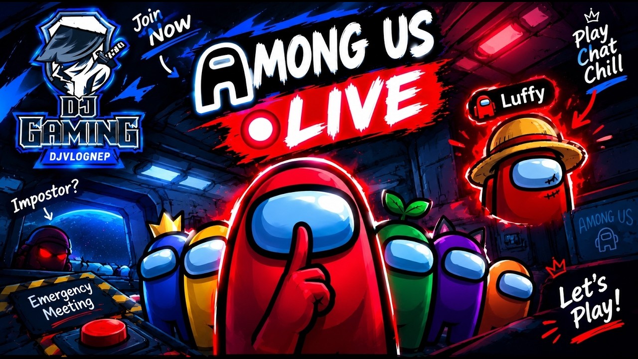 🔥 LUFFY JOINED OUR AMONG US GAME! 😂 LIVE GAMEPLAY - YouTube