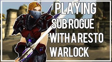WoW Subtlety Rogue PvP | Playing with a Resto Warlock | Draenor 6.2.4