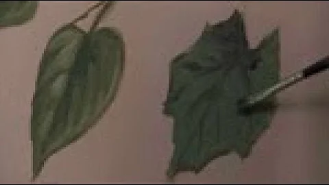 How to Simplify and Paint Leaves in Oils - with Ar...