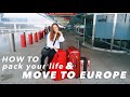 HOW TO PACK YOUR LIFE AND MOVE TO EUROPE | the KonMari method