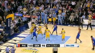 NBA CIRCLE - Philadelphia 76ers Vs Denver Nuggets Highlights 21 March 2013 www.nbacircle.com