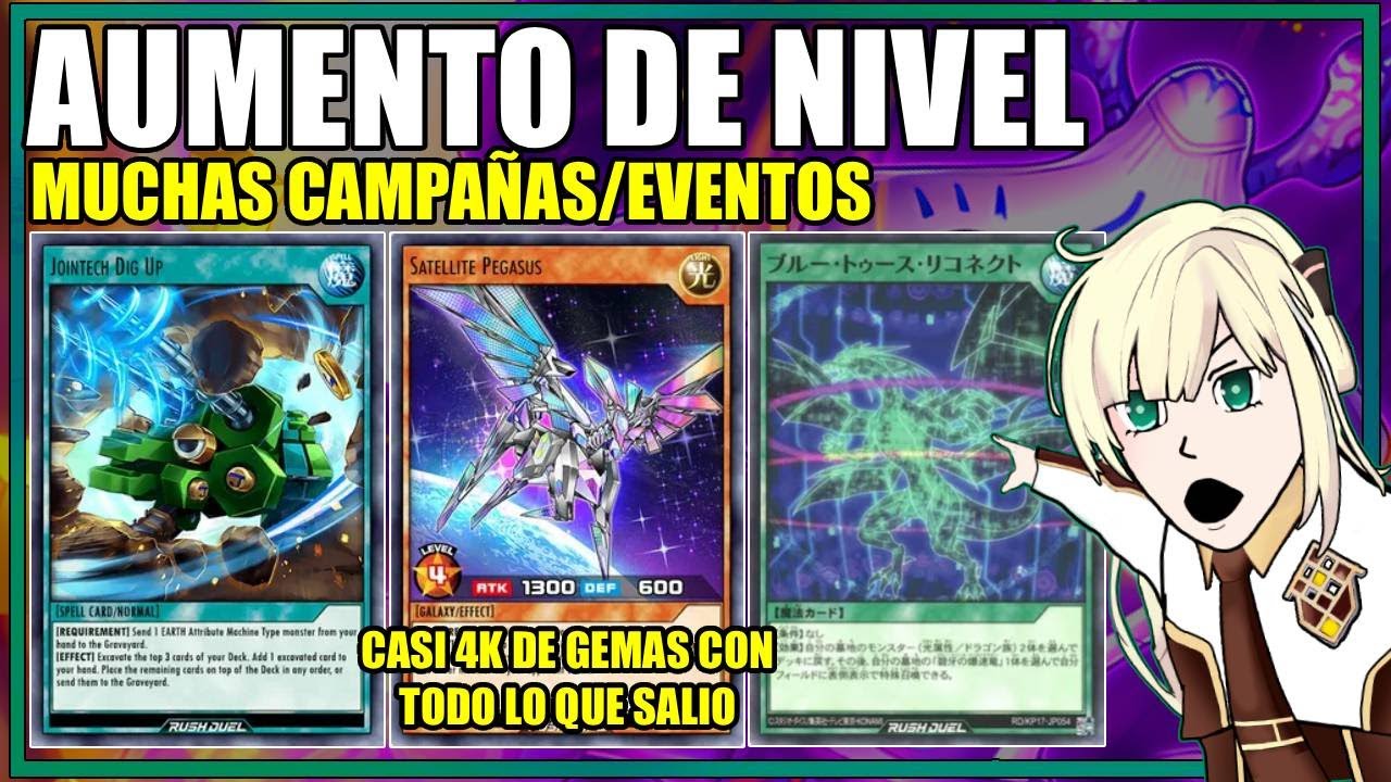 AUMENTO DE NIVEL GO RUSH! CASI 4000 GEMAS ENTRE ESO Y LAS CAMPAÑAS :D