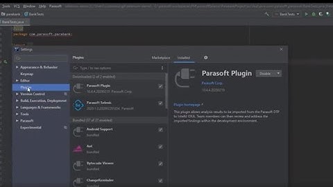 Parasoft Selenic for IntelliJ IDEA