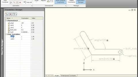 AutoCAD: Dimensional Constraints overview