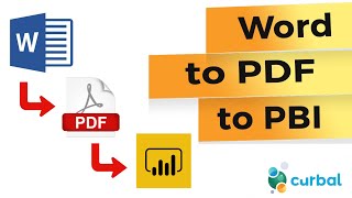 convert word to pdf using power automate (flow) to import the data in power bi