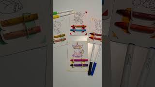 Back to School Coloring page made with Cricut Explore3 using Cricut pen