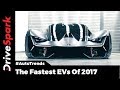 Fastest electric cars of 2017  drivespark