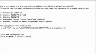 Aggiungere Link Allheader In Mybb
