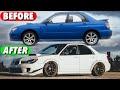 Building a Subaru WRX in 10 Minutes - 5 Year Transformation!