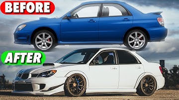 Building a Subaru WRX in 10 Minutes - 5 Year Transformation!