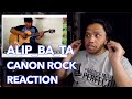 Alip Ba Ta "Canon Rock"  (Acoustic Guitar) REACTION