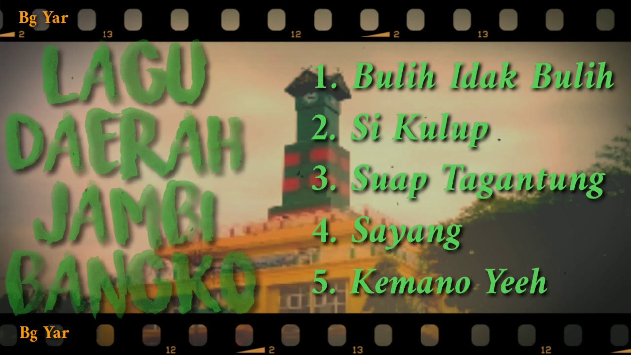 Lagu Daerah Bangko bulih Idak bulih