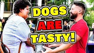 VEGAN Shocked By Wise Ivy League Student