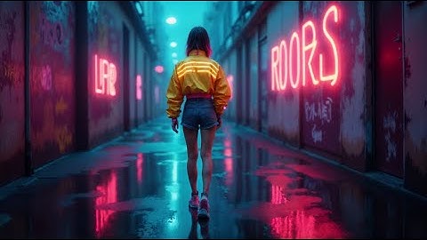 An AI-Crafted Cyberpunk Odyssey"Neon Heartbeat" MV  (AI Generated Music Video) #AI #Udio #Synthpop