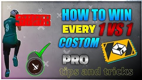 HOW TO WIN EVERY COSTOM ROOM // 1VS1 BEST TIPS AND TRICKS IN FREE FIRE