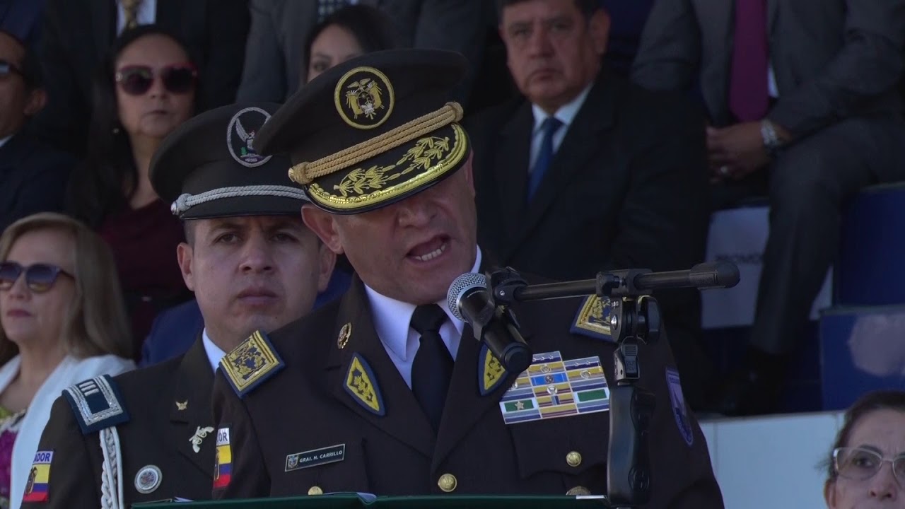 Discurso del GraI. Patricio Carrillo Comandante General de la Policía Nacional del Ecuador