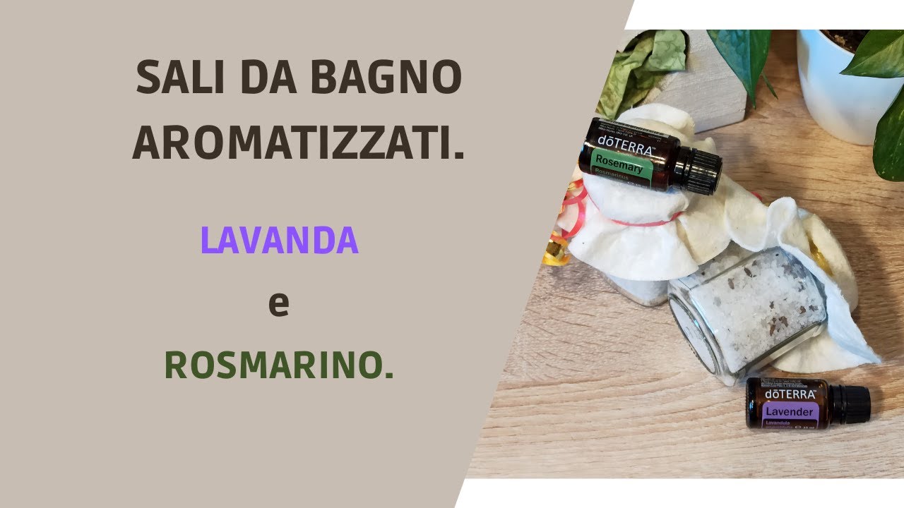 SALI DA BAGNO AROMATIZZATI - semplici semplici da fare.