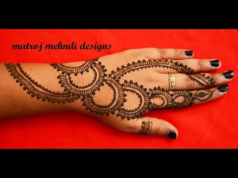 Easy Simple Mehndi Henna Designs For Hands Matroj Mehndi Designs