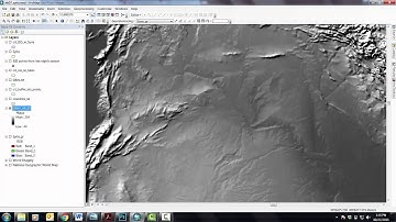 0709 Hillshade as a reference layer