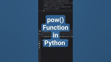 pow() Function in Python you don