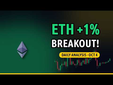 Ethereum (ETH) Price Analysis Today Oct 4: Structure Breakout | Weekly, Daily & 4H