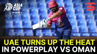 1st Innings Powerplay | U.A.E. vs Oman | Match 7 | DP World Asia Cup 2025 | ZF1K