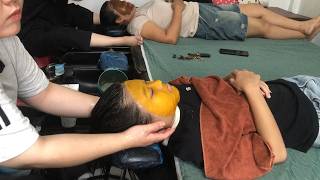Golden Face Mask + Facial Massage for Bright Smooth Skin!